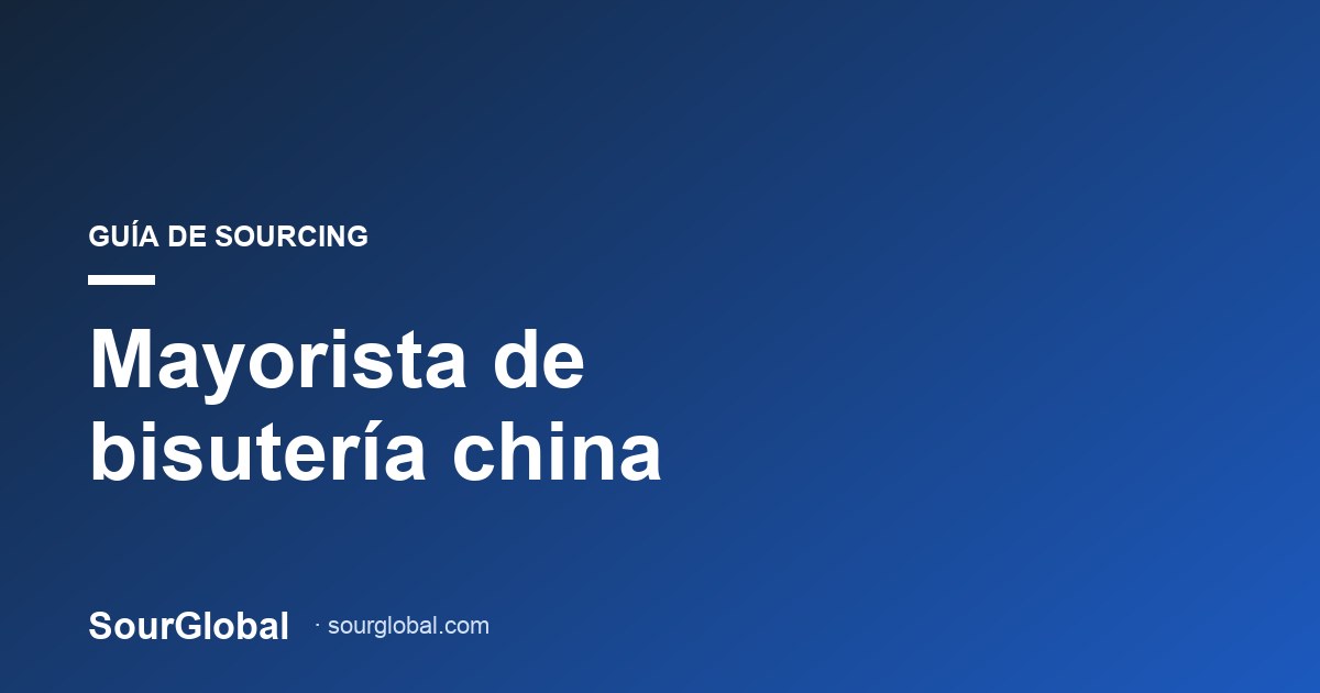 mayorista de bisutería china