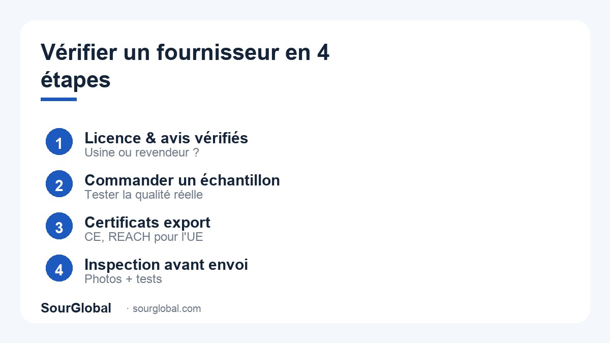 Vérifier un fournisseur en Chine en 4 étapes