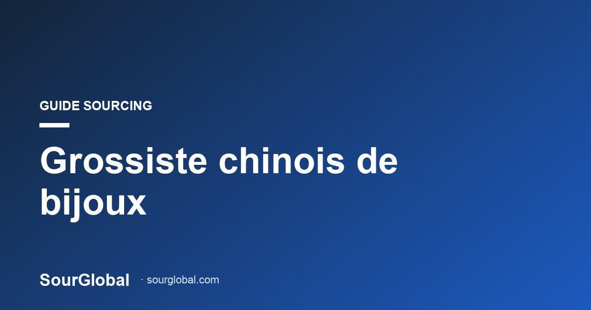 grossiste chinois bijoux